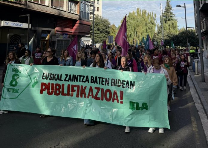 Zasca a Diputación de Álava de profesionales de cuidados
