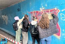 Vitoria incorpora arte juvenil para adecentar túneles