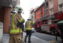Bomberos de Bilbao intervienen mucho menos por pirotecnia en Navidad