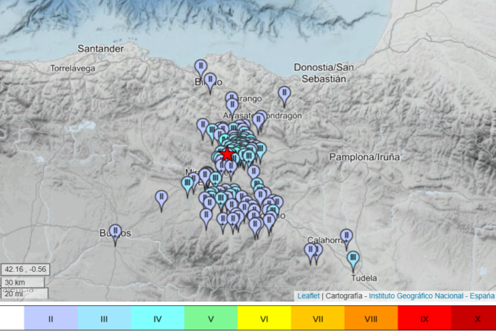 Lista de localidades donde se sintió el terremoto alavés ¡Hasta Bilbao!