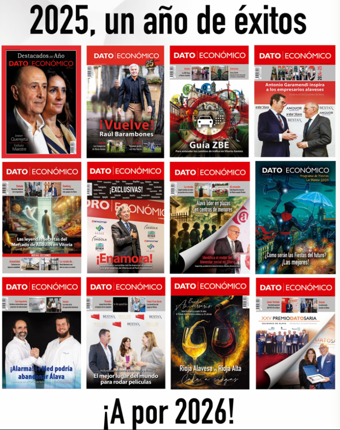 Las portadas de Dato Económico 2025 ¡Líderes en Vitoria!
