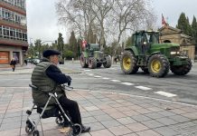 Los tractores vuelven a tomar Vitoria La tractorada de Vitoria en fotos