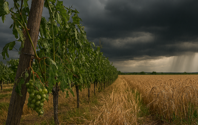 Las tormentas se ceban con virulencia en 4 cultivos de Álava