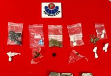 Control de armas y drogas de madrugada en Vitoria