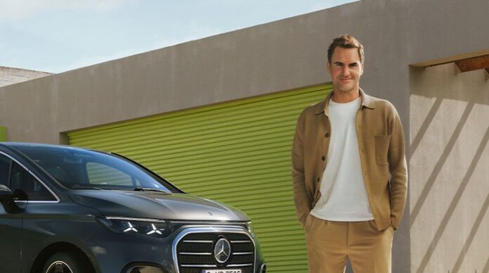 Vídeo del mítico Roger Federer con el vehículo Mercedes de Vitoria