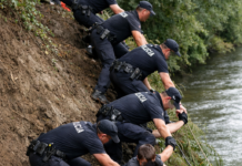 Cadena humana salva al niño tras caer al Zadorra en Vitoria
