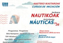 Actividades náuticas subvencionadas en Vitoria