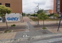 Peatones reclaman pintar pasos de cebra por bicis en Vitoria Peatones reclaman pintar pasos de cebra para bicis en Vitoria