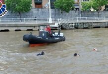 Simulacro de rescate en la ría de Bilbao ria bilbao