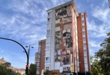 Avanza en Vitoria la instalación del mural 3 de Marzo
