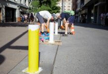 Vitoria retira 200 obstáculos de las calles y pinta 73