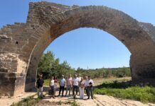 Restaurado el arco del puente medieval alavés
