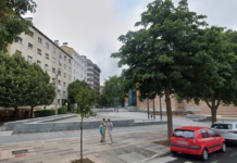 Nueva pérgola, luces, rampas.., en la plaza de Vitoria