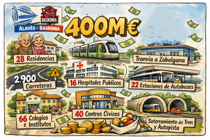 ¿Qué se puede hacer con 400 millones de impuestos de Alavés-Baskonia?