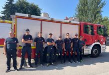 Bomberos de Vitoria vuelven de incendios de Madrid ¡Fotos!