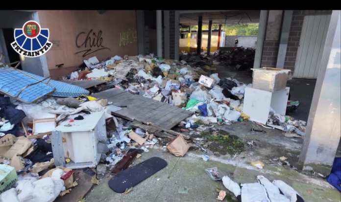 4 ocultaciones del incendio en zona okupa de Vitoria