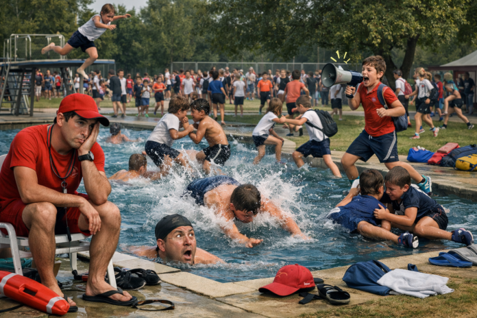 caos-piscinas-vitoria Vitoria sufre el sunami de 2.000 escolares juntos en piscinas