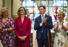 Pradales acudió a la recepción oficial de Bizkaia