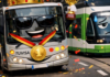 Los autobuses vencieron a los tranvías en Fiestas de Vitoria Los autobuses vencieron a los tranvías en Fiestas de Vitoria