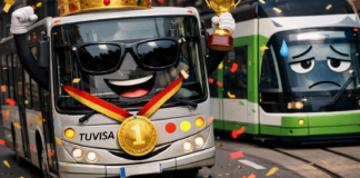 Las líneas de bus que más crecen en Vitoria Los autobuses vencieron a los tranvías en Fiestas de Vitoria