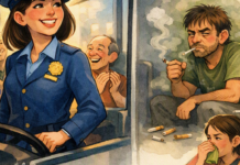 Chorreo por oler a tabaco en Vitoria Chorreo por oler a tabaco y Vitoria nombra heroína a la conductora