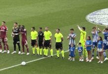 El árbitro vulneró el protocolo de colores en el Alavés-Getafe El árbitro vulneró el protocolo de colores en el Alavés-Getafe