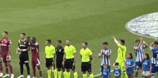 El árbitro vulneró el protocolo de colores en el Alavés-Getafe El árbitro vulneró el protocolo de colores en el Alavés-Getafe