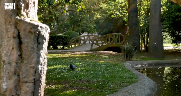 A punto de desbordarse el Parque de la Florida en Vitoria