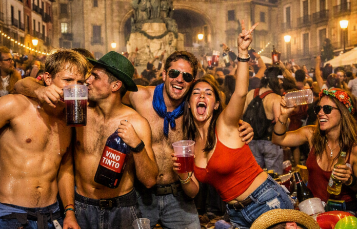 Fiestas Vitoria: Cuestionan la imagen en TV por alcohol y desnudez