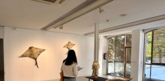 Exposición en Vitoria con residuos de playas