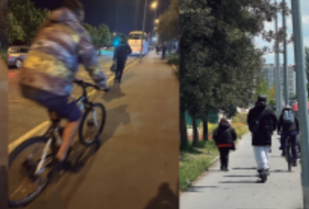 patinetes-bicis-vitoria-gritos O te quitas o te quitan ¡Conductores a gritos en Vitoria!