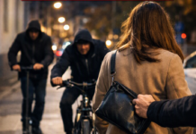¡Cuidado Vitoria! Ladrones sobre ruedas en aceras ¡Bolso y móvil!