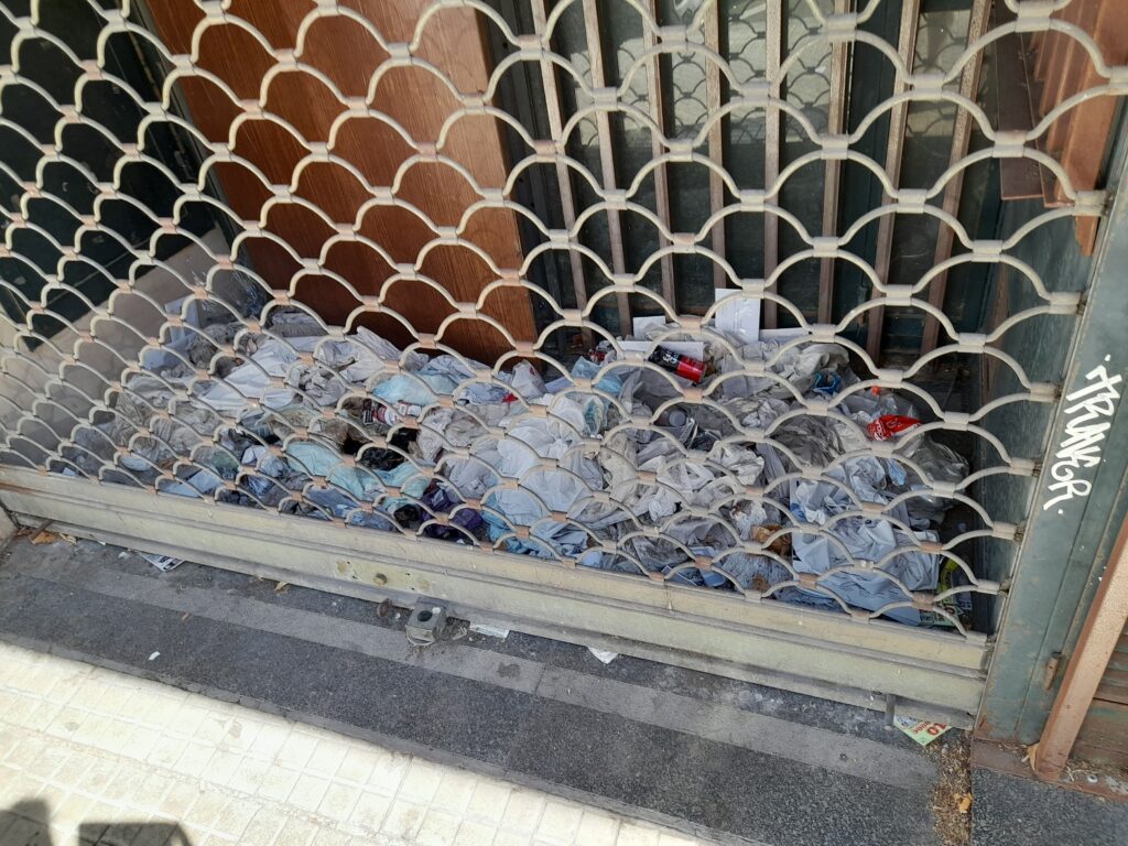 Récord de porquería en una lonja de Vitoria
