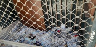 Récord de porquería en una lonja de Vitoria Récord de porquería en una lonja de Vitoria