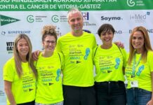Cientos apoyan en Vitoria la investigación contra el cáncer
