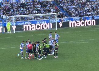 Alavés-Atlético: Koke y Simeone teledirigen al árbitro (se ríe al final)