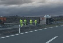 Fotos: Sigue cortada desde ayer la autovía de Vitoria a Bilbao