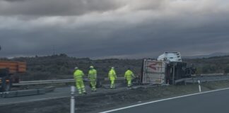 Fotos: Sigue cortada desde ayer la autovía de Vitoria a Bilbao