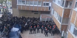 Incidentes ya en Vitoria: Desalojo de quienes ingresan 2.000 €/mes