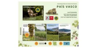 Correos dedica sellos al txakoli de Álava